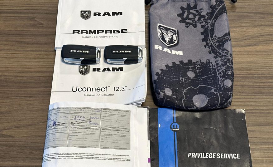 RAM RAMPAGE LARAMIE HURRICANE 4 2.0 TURBO 4X4 AUTOMÁTICO 2024